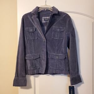NWT Navy blue corduroy blazer